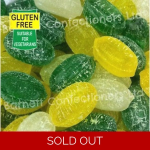 Sugar Free Lemon Lime & Acid Drops Barnetts Sweets